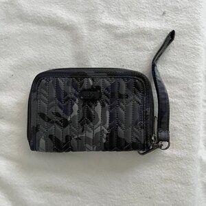 LUG Rodeo Gray Camo Wristlet/Purse/Wallet W/Removeable Strap